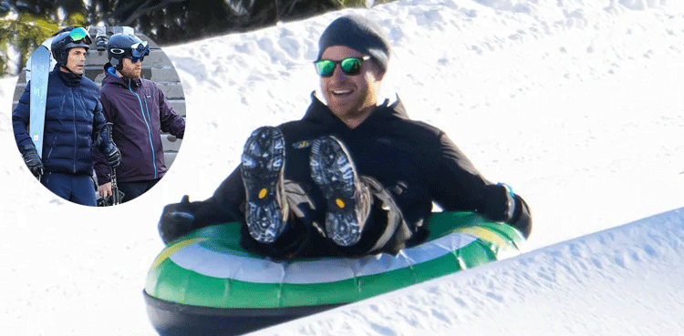 Prince Harry enjoys ski getaway with friends ahead of family Christmas