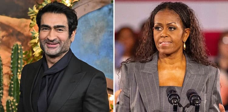 Marvel star Kumail Nanjiani addresses romance rumor with Michelle Obama