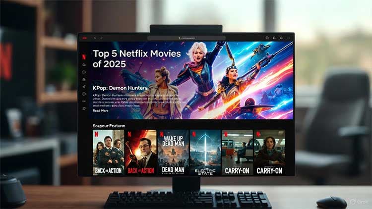 Top 5 Netflix Movies of 2025