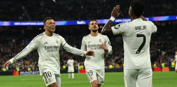 Mbappe, Vinicius shine as Real Madrid thrash Monaco