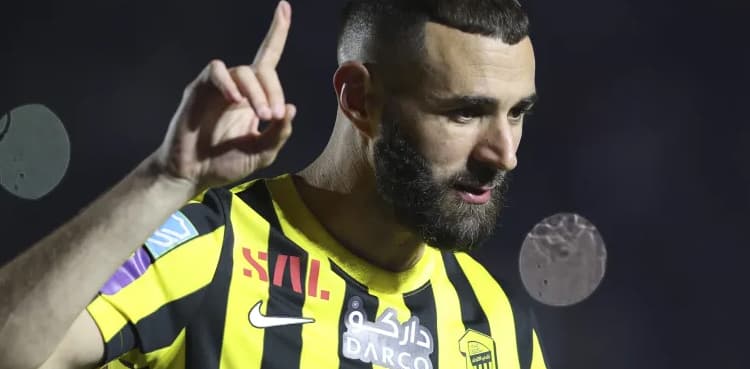 Benzema's hat-trick secures Al-Ittihad's fifth consecutive victory