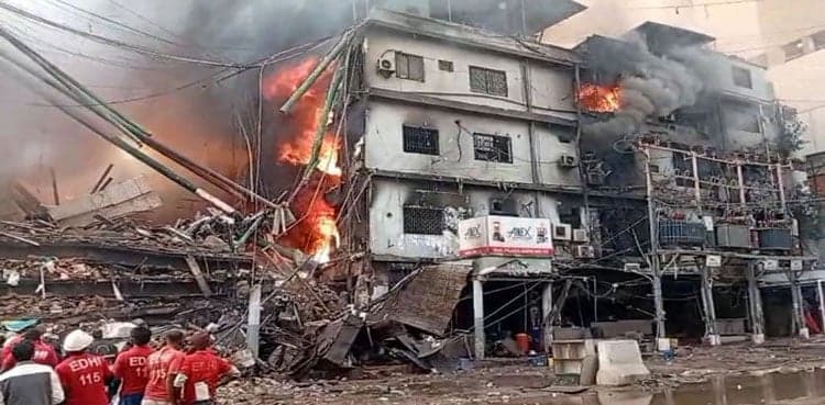 Gul Plaza fire: Death toll rises to 11 as rescue operation continues