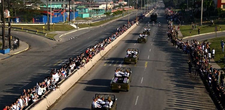 Cubans rally against US 'imperialists' before Havana embassy