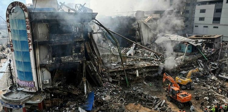 Gul Plaza fire timeline prepared as officials confirm most exits were closed