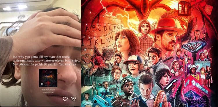 Hania Aamir cries over ‘Stranger Things’ finale: PHOTO