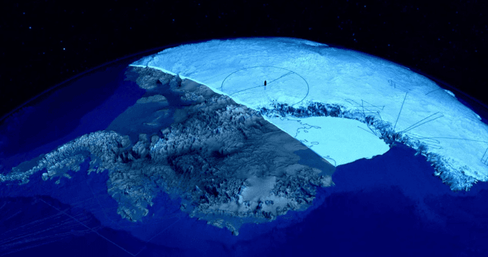 Antarctica's mysterious 'gravity hole' linked to its icy climate history