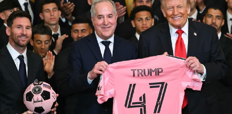 Trump honors Messi and MLS Cup champion Miami teammates