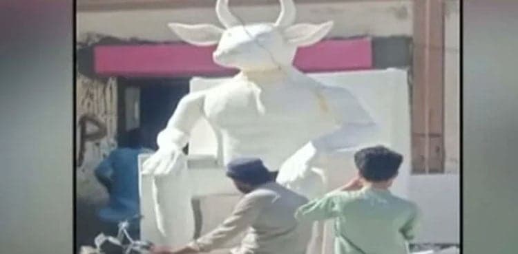 Viral video: Police seize 'Baal’ statue in Karachi