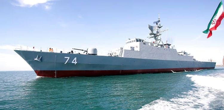 US is sinking Iran's Navy, Trump says