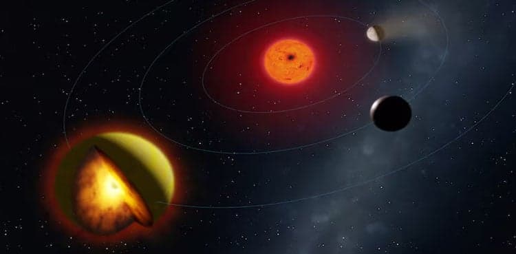 Molten alien planet with sulfur-choked atmosphere displays unique hellscape