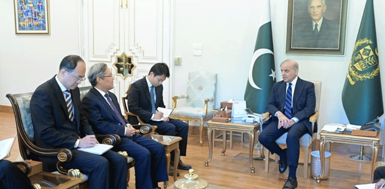 In meeting with Chinese ambassador, PM Shehbaz highlights Pakistan’s role in promoting de-escalation