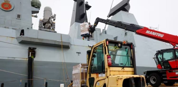UK warship HMS Dragon departs for Eastern Mediterranean