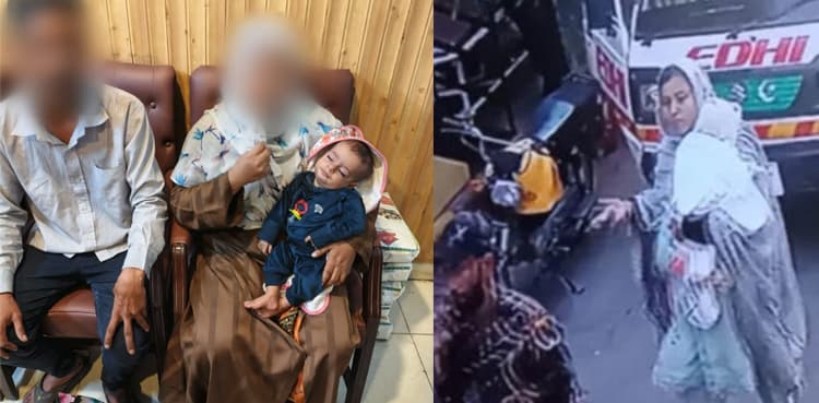 Infant recovered three months after abduction from Civil Hospital Karachi