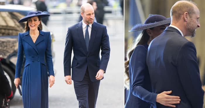 Kate Middleton’s romantic gesture for Prince William at Commonwealth Day Service melts royal fans