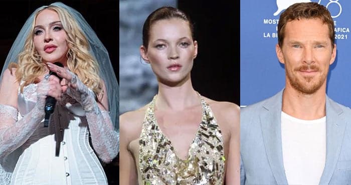 Madonna taps Kate Moss, Benedict Cumberbatch and more for top-secret music video