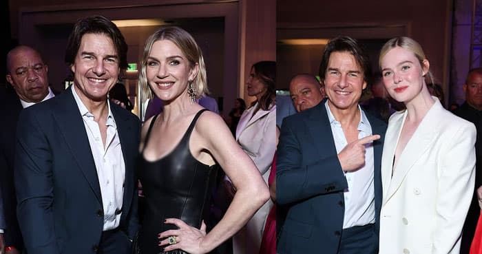 Tom Cruise joins Elle Fanning and Rhea Seehorn at Saturn Awards