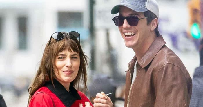 Dakota Johnson and Role Model go public with cozy NYC walk