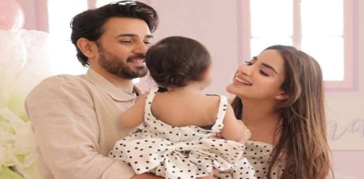 Saboor Aly pens sweet note for daughter's first birthday