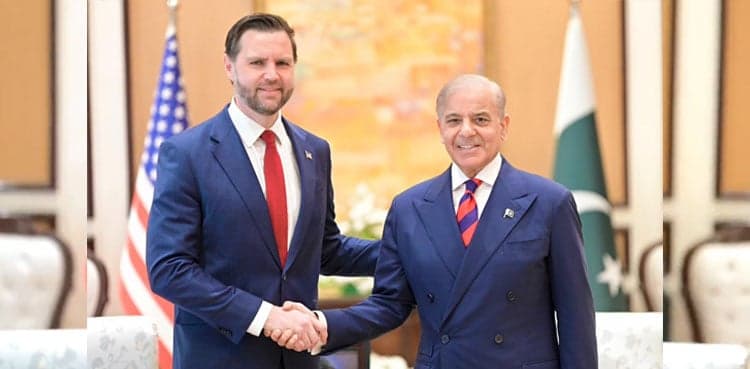 PM Shehbaz meets JD Vance, hopes Islamabad Talks will lead to durable peace
