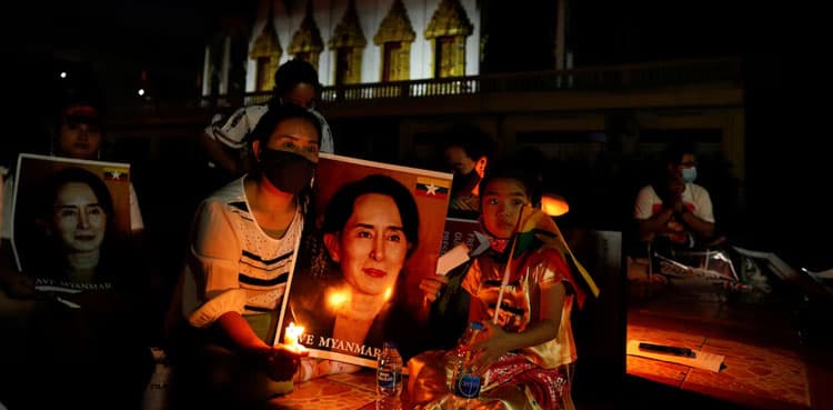 Myanmar cuts ex-leader Aung San Suu Kyi's sentence, frees former president