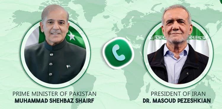 PM Shehbaz, Iranian President hold phone call, discuss regional situation