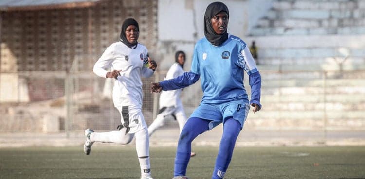Somalia football slowly becomes a women's game