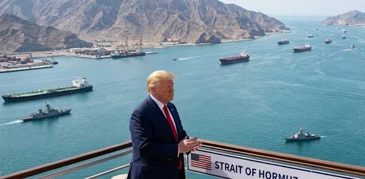 Trump says US can take Strait of Hormuz
