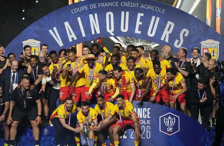 Lens beat Nice to win French Cup for first time