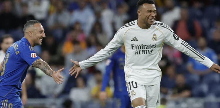 Mbappe whistled as Real Madrid beat Oviedo