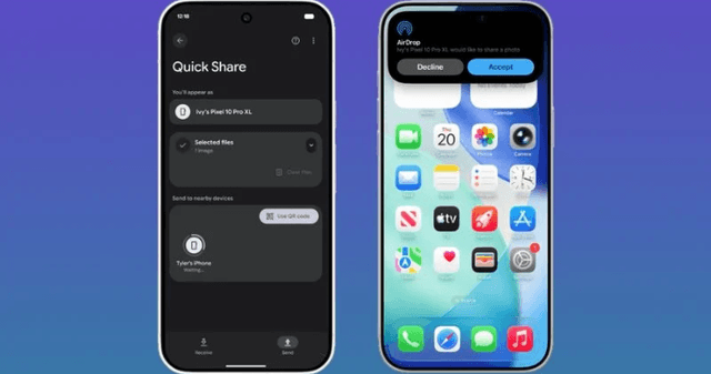 Google Quick Share makes Android to iPhone file sharing easier