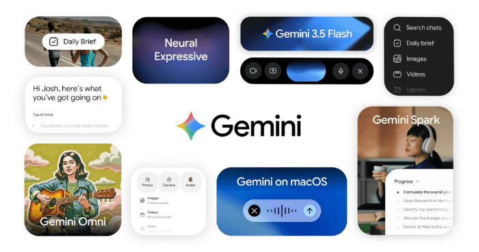 Google I/O 2026 announcements include Gemini 3.5 Flash and smart glasses