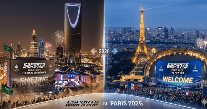 Esports World Cup 2026 moved from Riyadh to Paris