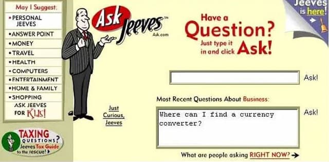 ChatGPT’s more civilised grandad Ask Jeeves shuts down forever