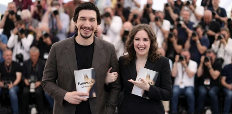 Adam Driver comments on Lena Dunham's memoir Famesick