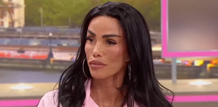 Katie Price cracks case as husband turns up in prison