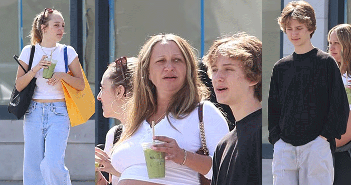Tobey Maguire’s ex Jennifer Meyer glows during outing with kids ahead of baby no. 3