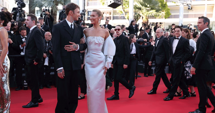 Bella Hadid brings brother Anwar Hadid along for glamorous Cannes night