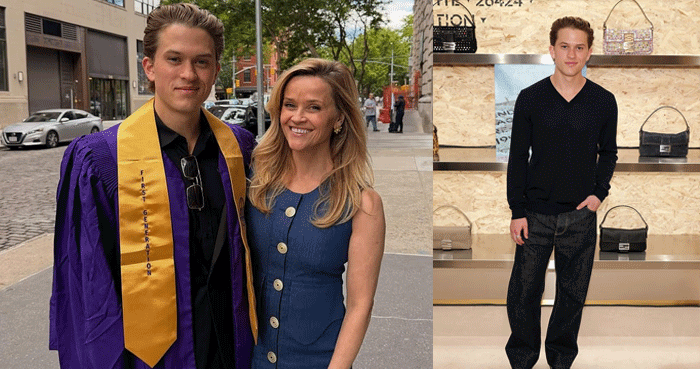 Reese Witherspoon's son steps into spotlight at Fendi event after graduation