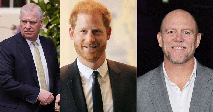 Mike Tindall makes playful jabs at Prince Harry and Andrew during live event