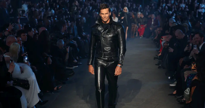Tom Brady makes catwalk debut in Gucci show after NFL retirement