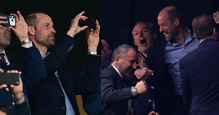 Prince William wildly celebrates historic Europa League win in Turkey