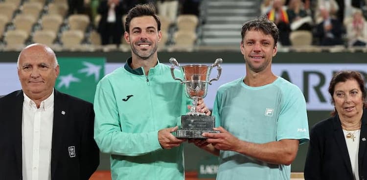 Granollers and Zeballos retain French Open men's doubles title