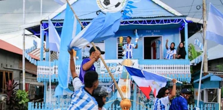 Indonesian Messi superfan welcomes World Cup