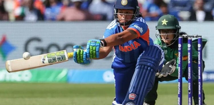 Mandhana fifty powers India to massive total against Pakistan