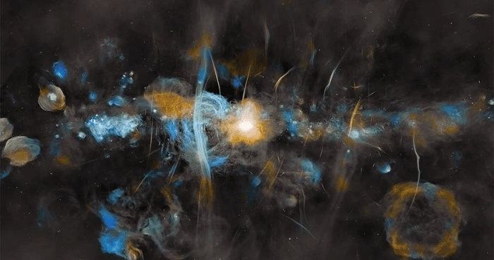 Supermassive black hole found emitting powerful cosmic wind in Milky Way