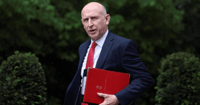 UK defence minister John Healey announces shock resignation in funding row