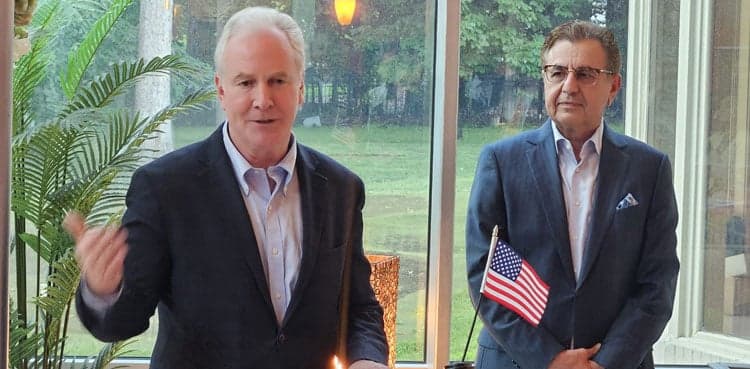 U.S Senator Chris V Hollen praises Pakistan’s mediation role, calls Iran war illegal