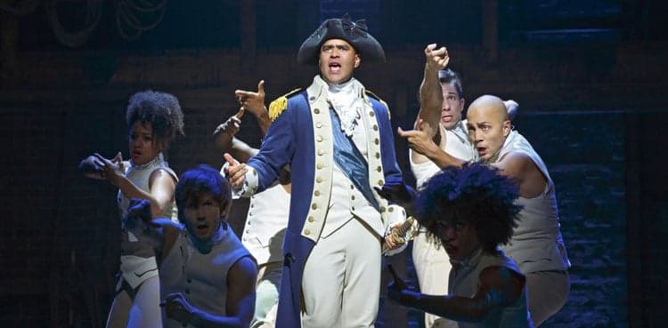 Christopher to return as George Washington in "Hamilton" for the musical's 11th anniversary