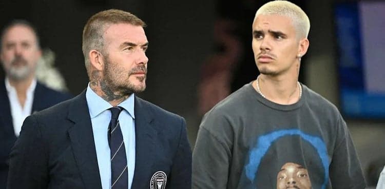 David Beckham’s son, Romeo convicted after police spot phone use in Porsche