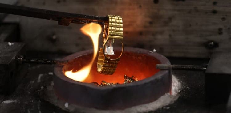 Gold fever sends some vintage luxury watches to the melting furnace
